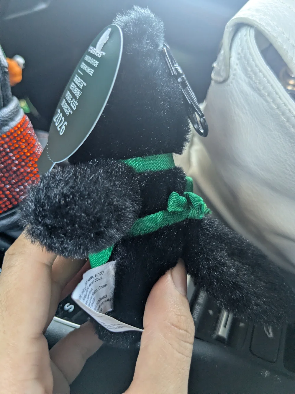 Starbucks 2026 Limited Edition Black Cat Bearista Keychain Plush